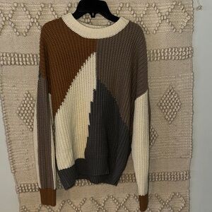Wishlist Multicolor Patchwork Sweater